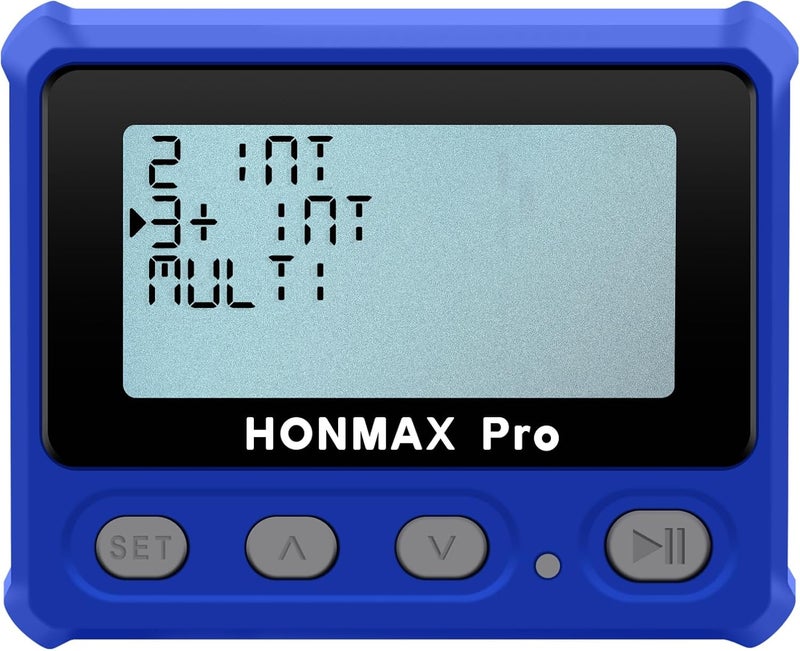 Honmax 8100 Professional Interval Timer and Stopwatch, Backlight, USB-C Charged, Clock (Blue) - Image 2